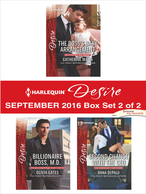Title details for Harlequin Desire September 2016, Box Set 2 of 2 by Catherine Mann - Wait list